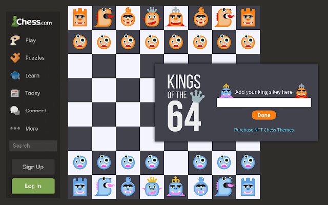 Kings of the 64  from Chrome web store to be run with OffiDocs Chromium online