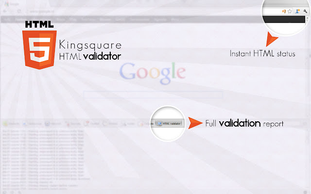Kingsquare HTML Validator  from Chrome web store to be run with OffiDocs Chromium online