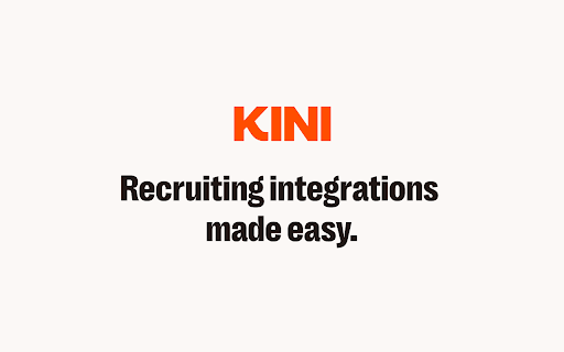 Kini Talent Sourcing Assistant  from Chrome web store to be run with OffiDocs Chromium online