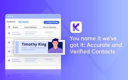 Kipplo A B2B Contact Intelligence Platform  from Chrome web store to be run with OffiDocs Chromium online
