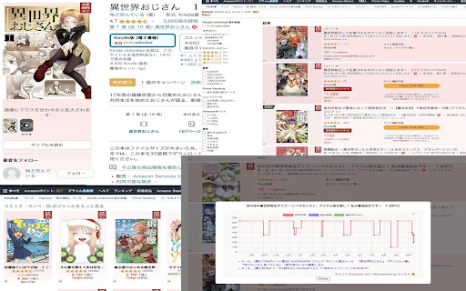 Kiseppe Price Chart for Amazon Japan Kindle  from Chrome web store to be run with OffiDocs Chromium online