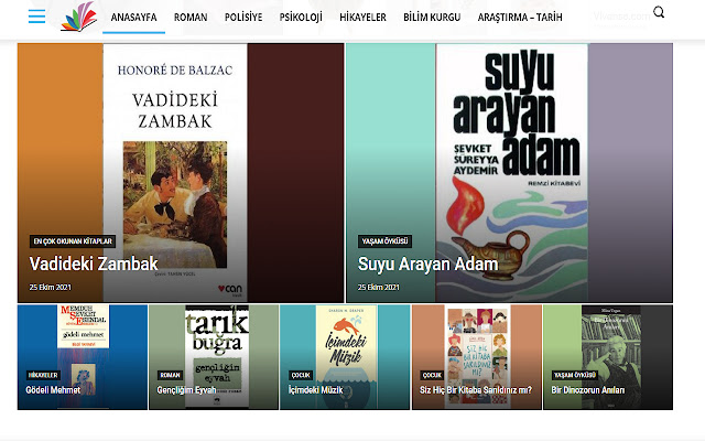 Kitap Diyarı  from Chrome web store to be run with OffiDocs Chromium online