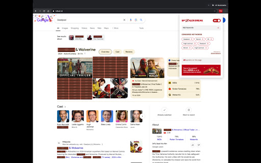 KitKat Spoiler Break  from Chrome web store to be run with OffiDocs Chromium online