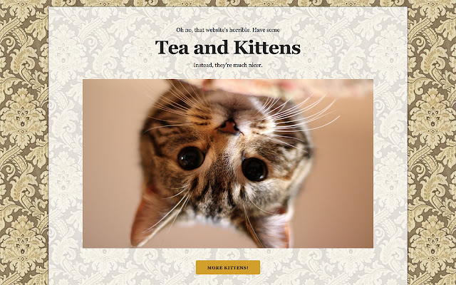 Kitten Block  from Chrome web store to be run with OffiDocs Chromium online