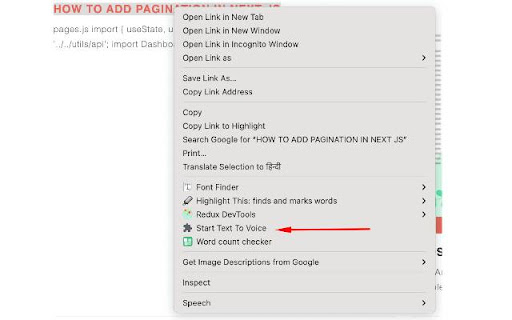 kkduniya TextToVoice  from Chrome web store to be run with OffiDocs Chromium online