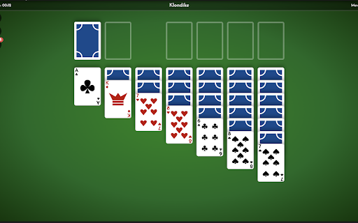 Klondike Solitaire Classroom 6x  from Chrome web store to be run with OffiDocs Chromium online