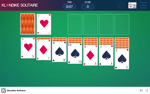 Klondike Solitaire Stack cards in alternating colors to win!  from Chrome web store to be run with OffiDocs Chromium online