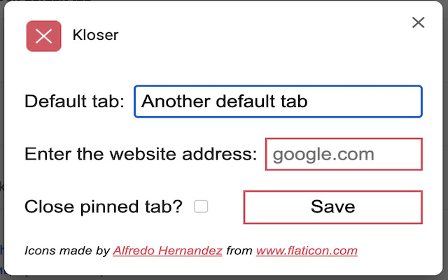 Kloser  from Chrome web store to be run with OffiDocs Chromium online