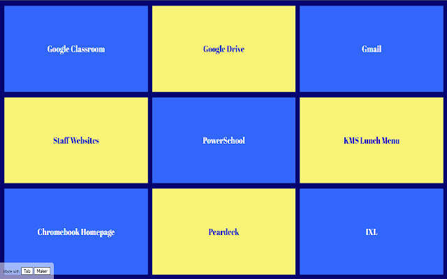 KMS New Tab  from Chrome web store to be run with OffiDocs Chromium online