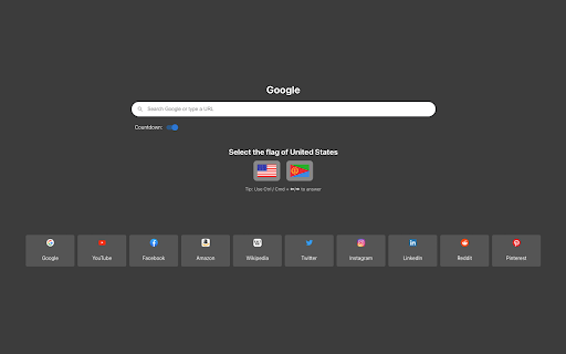 Knew Tab  from Chrome web store to be run with OffiDocs Chromium online