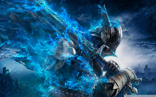 Knight Under the Blue Flame  from Chrome web store to be run with OffiDocs Chromium online
