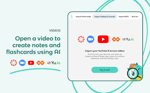 Knowt: Quizlet Import, AI Notes  Flashcards  from Chrome web store to be run with OffiDocs Chromium online