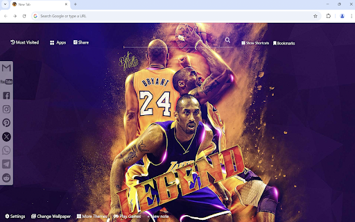 Kobe Bryant Wallpaper  from Chrome web store to be run with OffiDocs Chromium online