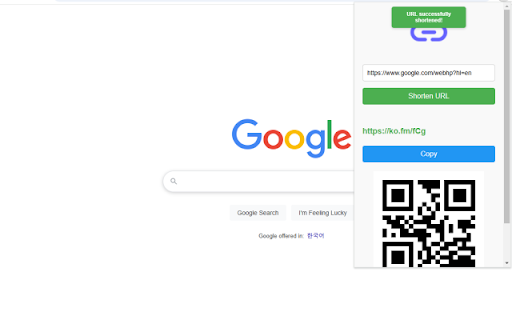 ko.fm URL Shortener  QR Code  from Chrome web store to be run with OffiDocs Chromium online