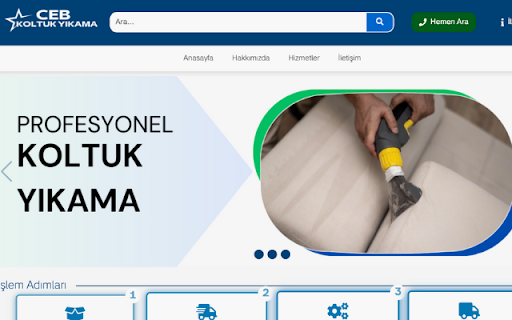 Koltuk Yıkama  from Chrome web store to be run with OffiDocs Chromium online