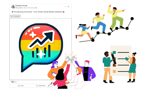 Komentor  from Chrome web store to be run with OffiDocs Chromium online