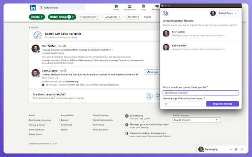 Kontax  from Chrome web store to be run with OffiDocs Chromium online