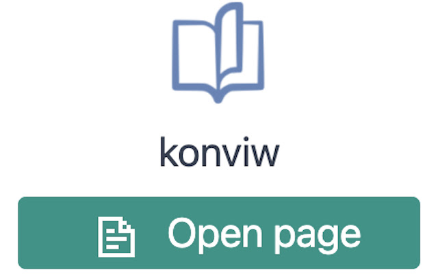 konviw WebExt  from Chrome web store to be run with OffiDocs Chromium online