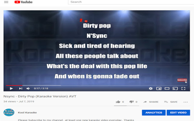 Kool Karaoke Tone Off  from Chrome web store to be run with OffiDocs Chromium online