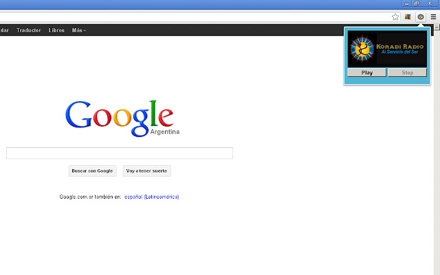 Koradi Radio  from Chrome web store to be run with OffiDocs Chromium online