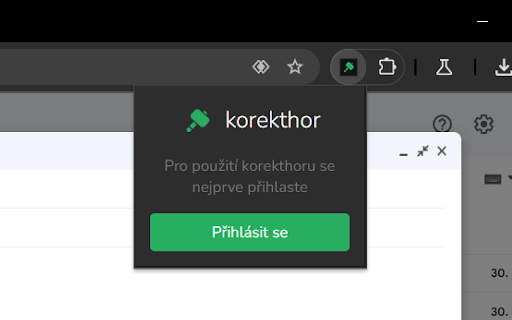 korekthor  from Chrome web store to be run with OffiDocs Chromium online