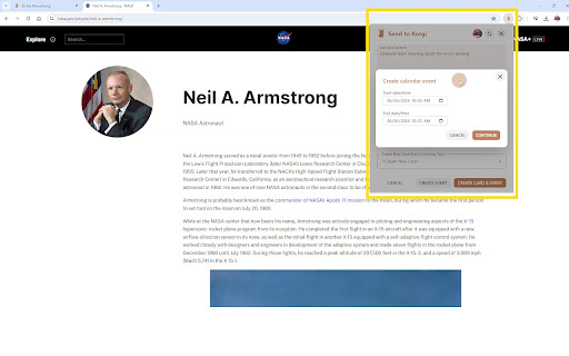 Korgi Clipper  from Chrome web store to be run with OffiDocs Chromium online