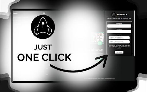 KorpDeckWhatsApp  from Chrome web store to be run with OffiDocs Chromium online