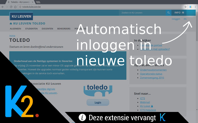 Kotnet Login (Nieuwe Toledo)  from Chrome web store to be run with OffiDocs Chromium online