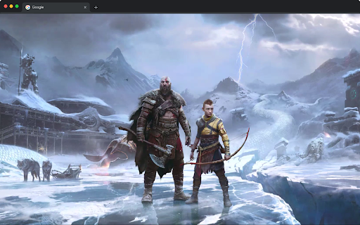 Kratos  Atreus God of War Live Wallpaper HD Animated  from Chrome web store to be run with OffiDocs Chromium online