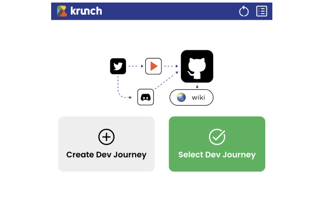 Krunch  from Chrome web store to be run with OffiDocs Chromium online
