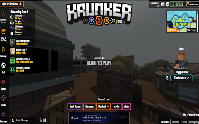 Krunker io Tips  from Chrome web store to be run with OffiDocs Chromium online