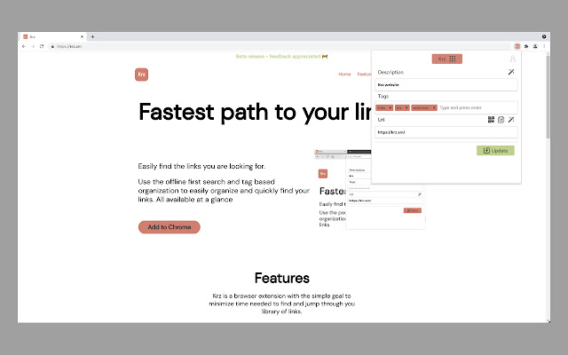 Krz  from Chrome web store to be run with OffiDocs Chromium online