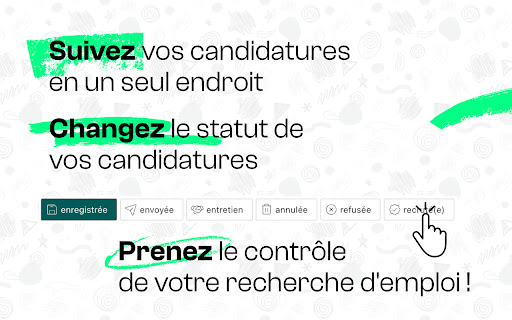 Kunsidy. Prenez le contrôle de votre recherche d’emploi !  from Chrome web store to be run with OffiDocs Chromium online