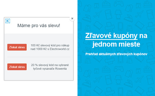 Kuponer.sk  from Chrome web store to be run with OffiDocs Chromium online