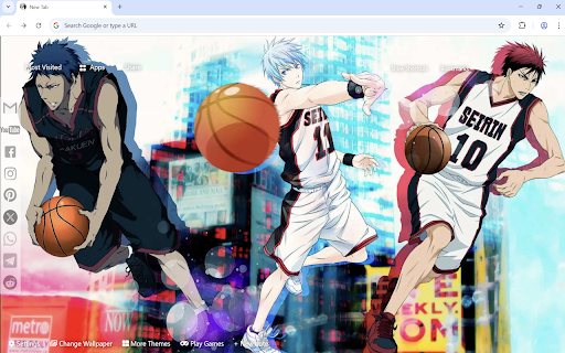 Kuroko no Basket Wallpaper  from Chrome web store to be run with OffiDocs Chromium online