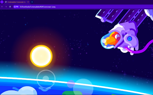 Kurzgesagt Inspired Theme  from Chrome web store to be run with OffiDocs Chromium online