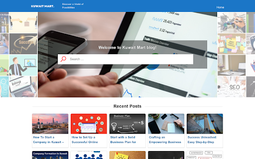 Kuwaitmart Blog Grey Background  from Chrome web store to be run with OffiDocs Chromium online