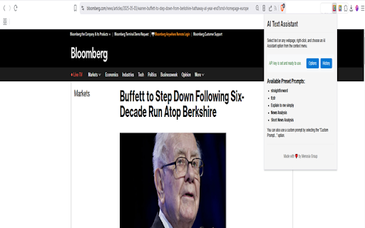 KwikPrompt  from Chrome web store to be run with OffiDocs Chromium online