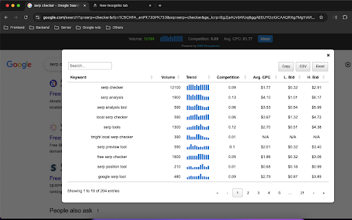 KWS Everywhere SEO Keyword Tool  from Chrome web store to be run with OffiDocs Chromium online