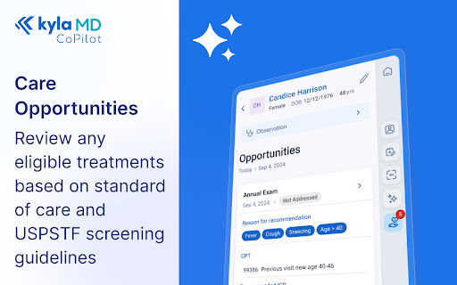 Kyla MD Copilot  from Chrome web store to be run with OffiDocs Chromium online