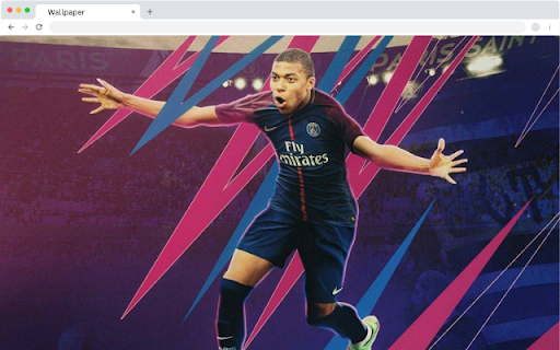 Kylian Mbappe Wallpapers HD New Tab Football Soccer Backgrounds  from Chrome web store to be run with OffiDocs Chromium online