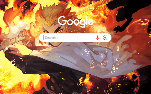 Kyojuro Rengoku Flame Breathing Demon Slayer Anime Theme  from Chrome web store to be run with OffiDocs Chromium online