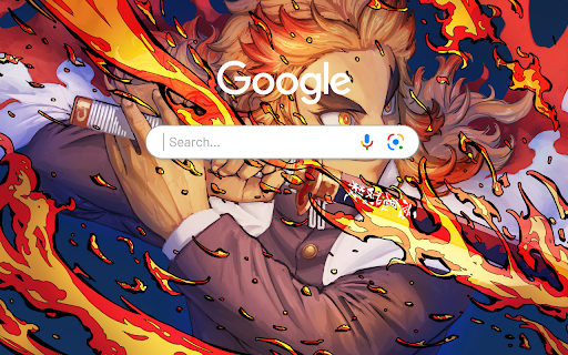 Kyojuro Rengoku Hashira Demon Anime Theme  from Chrome web store to be run with OffiDocs Chromium online