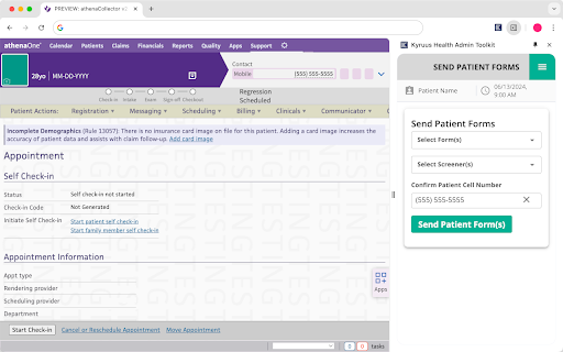 Kyruus Health (formerly Epion Health) Admin Toolkit  from Chrome web store to be run with OffiDocs Chromium online