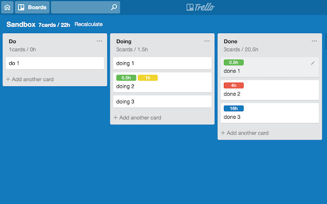 LabelCounter for Trello  from Chrome web store to be run with OffiDocs Chromium online