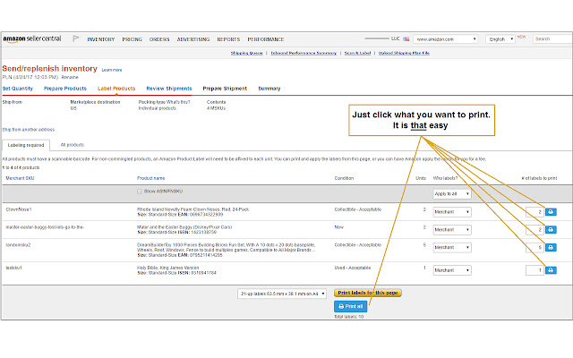 Label Savr  from Chrome web store to be run with OffiDocs Chromium online