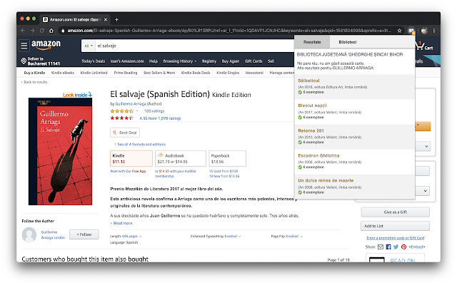 La Biblioteca  from Chrome web store to be run with OffiDocs Chromium online
