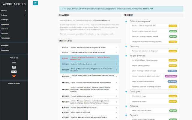 La Boîte à Outils De ToolsBox van de Chrome-webwinkel die wordt uitgevoerd met OffiDocs Chromium online