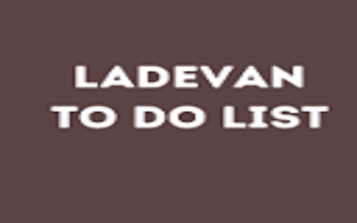 Ladevan To Do List  from Chrome web store to be run with OffiDocs Chromium online