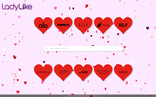 Lady Like  from Chrome web store to be run with OffiDocs Chromium online